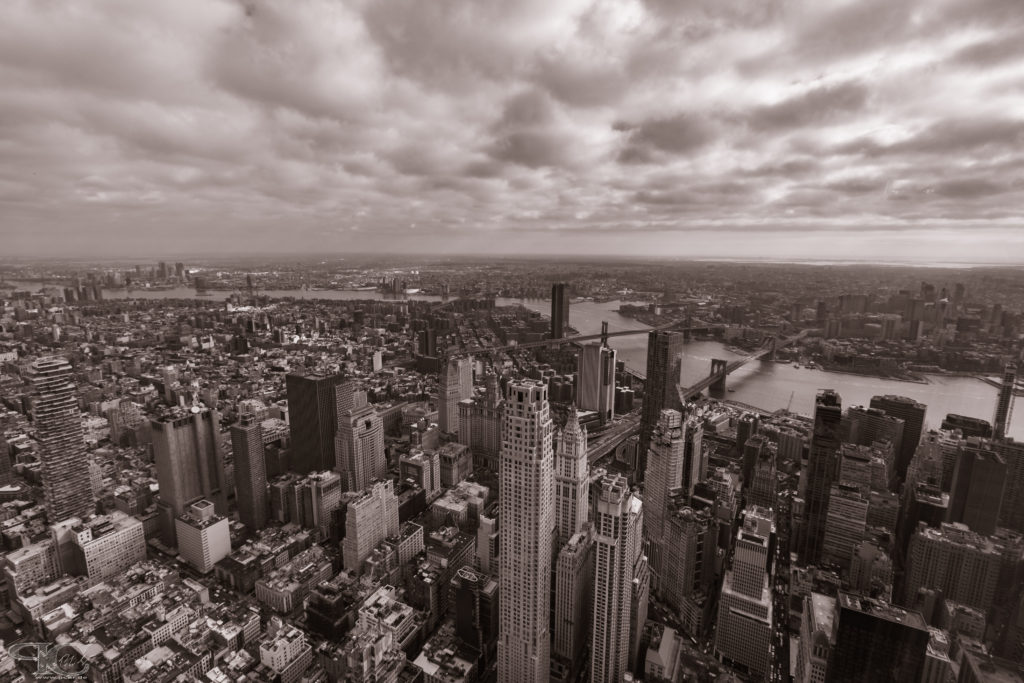 Blick vom neuen World Trade Center in New York