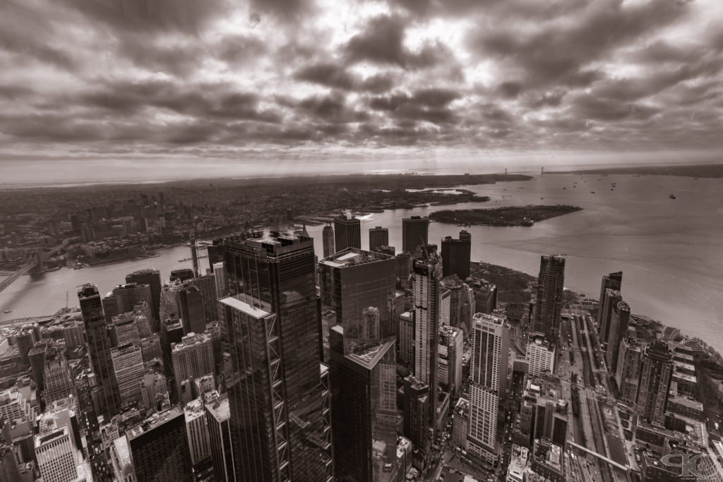 Blick vom neuen World Trade Center in New York